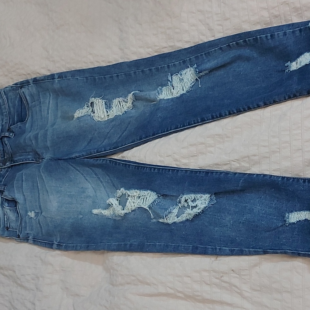 STS Blue Distressed Capris